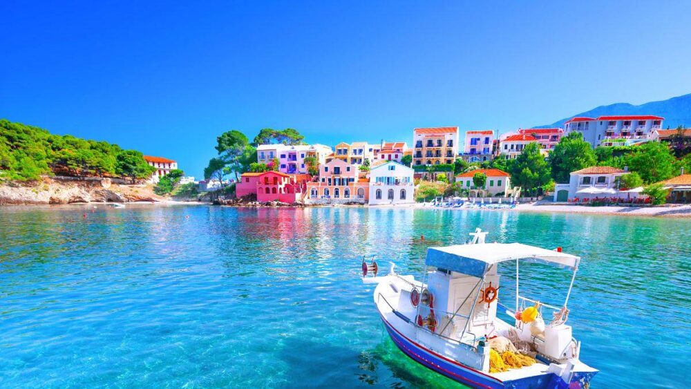In kefalonia from airport book a taxi trasfer for top attractions